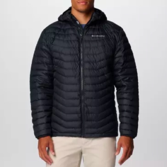 Columbia Men’s Westridge Down Hooded Jacket Black Size XL Tall - Picture 1 of 5
